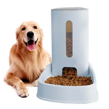 

New Automatic Pet Feeder 3.8L Large Capacity Cat Dog Food Bowl Food Storage Bucket Pet Feeding Dogs Cats Food Dispenser Bowl