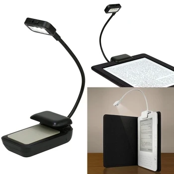 

new Portable lamp 0.5W Flexible Mini Clip On Reading Light Reading Lamp Kindle/eBook Readers/ PDAs