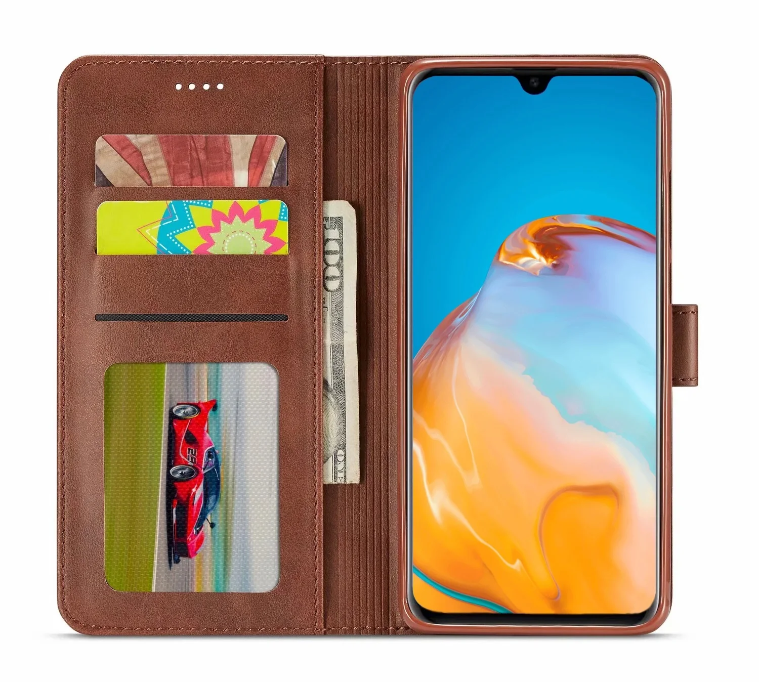 Étui en cuir de qualité supérieure pour Huawei P20 P30 P40 Nova 9 8i Mate 20 30 Y9 P Smart Z Honor 50 Pro Lite SE, portefeuille à rabat Pho_voghion.com