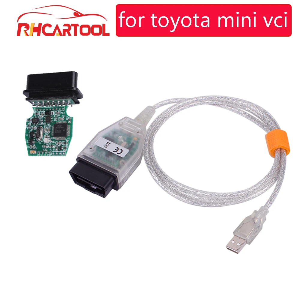 

2019 OBD2 V13.00.022 MINI VCI Interface FOR TOYOTA TIS Techstream minivci FT232RL Chip J2534 OBDII OBD2 diagnostic tool