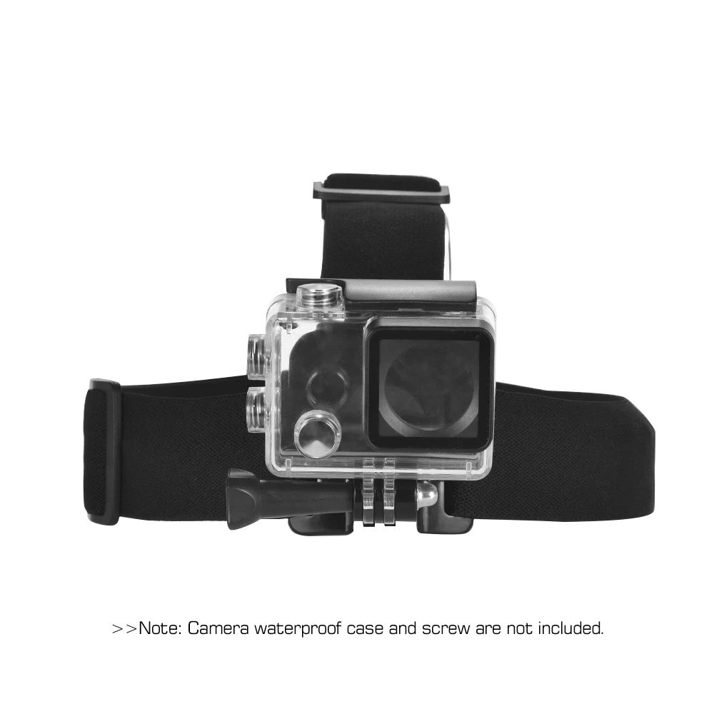 Sangle de tête de caméra d'action antidérapante réglable, support de bandeau  pour GoPro hero 7/6/5/4 SJCAM /YI