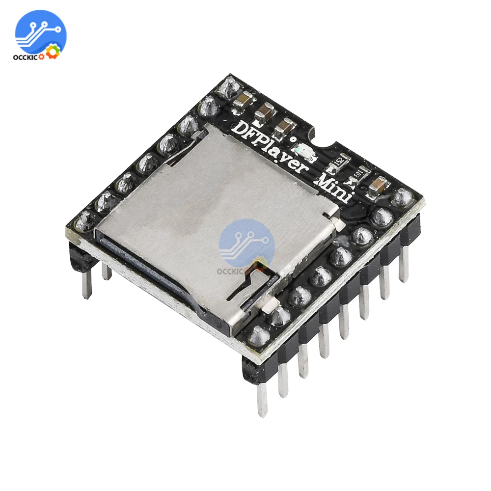 1 шт. плата декодирования мини MP3 DF плеера для Arduino с поддержкой TF карты U диска