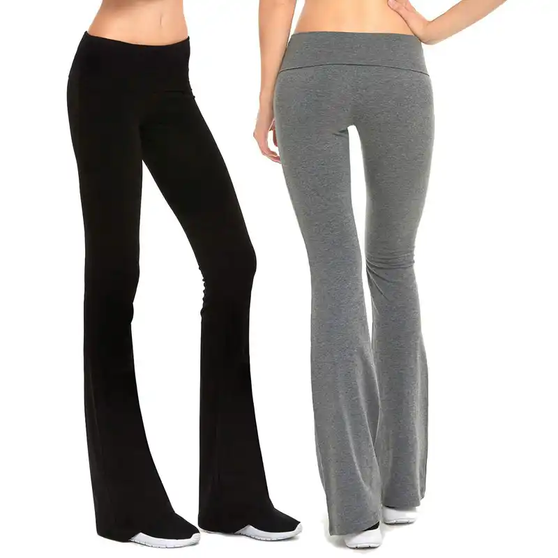 womens yoga pants flare leg