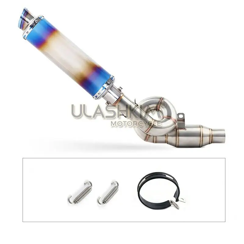 Мотоцикл Полная система глушитель Escape средняя ссылка контактная труба без