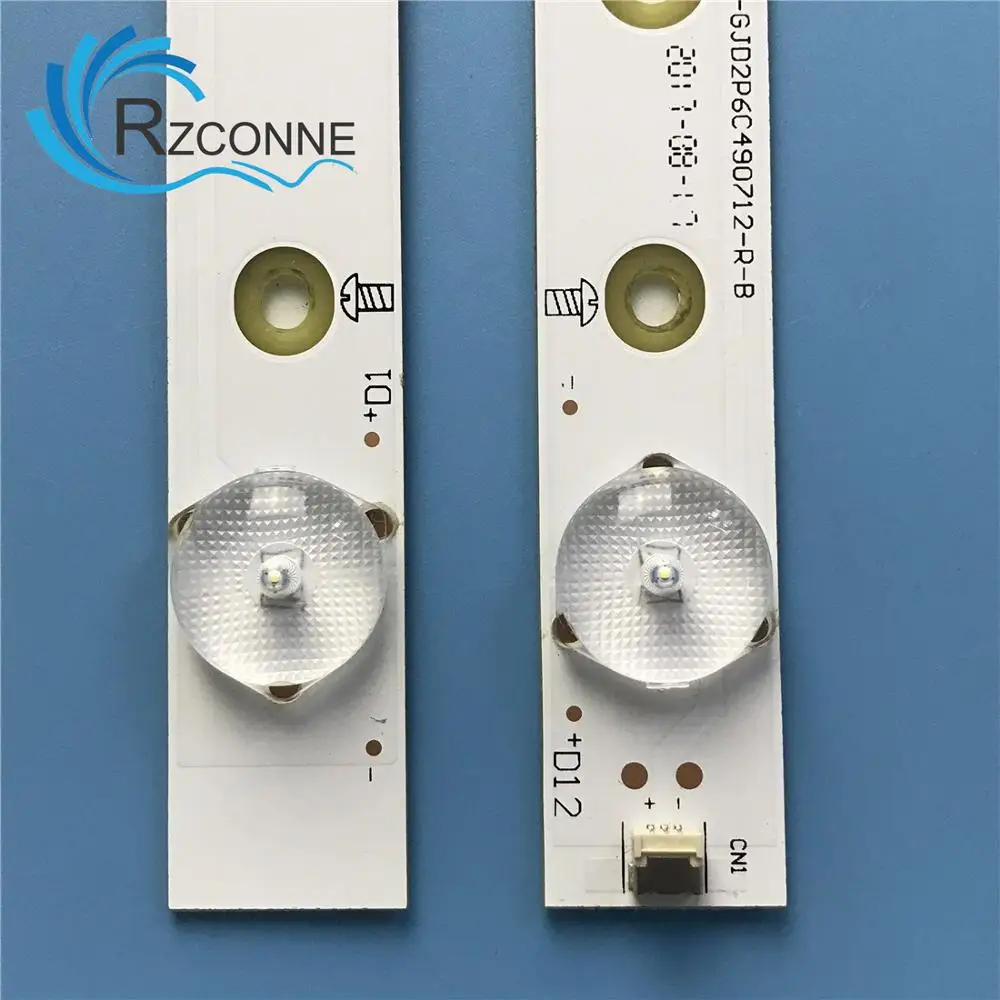 Tira de Luz de Fundo Led 12 Lâmpadas para 49 49pus6501 kd r b 49ael2-l Kd49x6000d 49puh6101 49pus7272 - Imagem 2