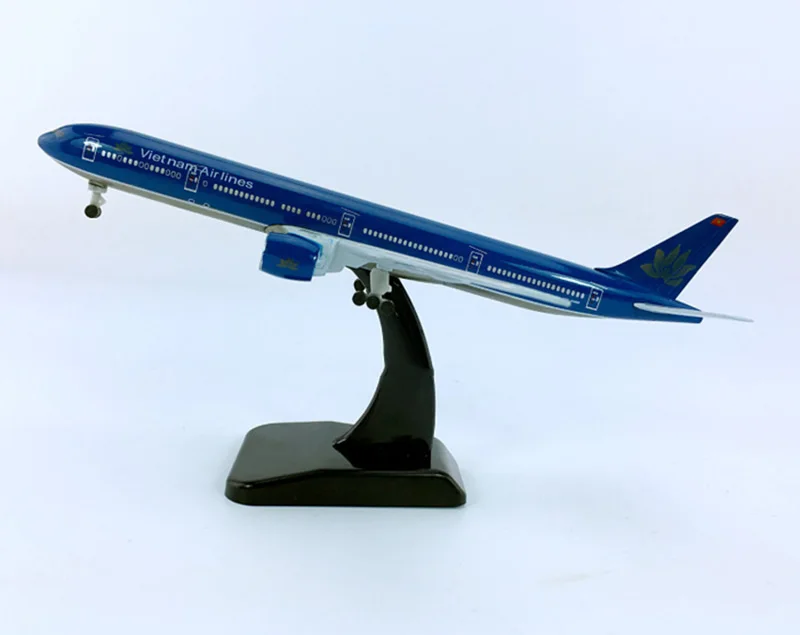 18 см 1:400 масштаб Vietnam Airways Boeing B777-300 модель с пластиковым основанием сплав самолет коллекционный дисплей статическая модель