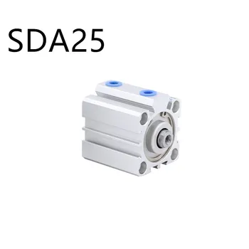 

Free shipping Thin cylinder SDA25 series 5mm to 100mm stroke aluminum alloy air cylinder Pneumatic components