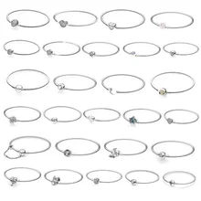 Новые 925 Серебряные Оригинальные жарочные браслеты с яркой zipperWomen's рождественские подарки