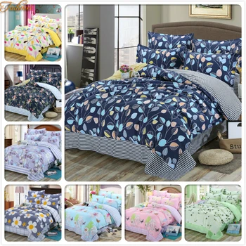 

150x200 160x210 180x220 200x230 220x240 Duvet Cover 3/4 pcs Bedding Set Soft Cotton Bed Linens Adult Child Bedspreads Quilt Case