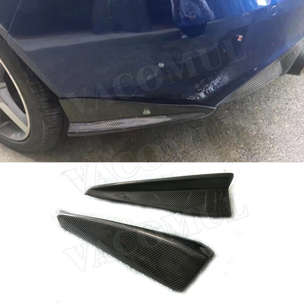 C Class углеродного волокна задний бампер для губ разветвители фартуки для Jaguar XE Седан 4-дверный FRP бампер автомобиля крылья