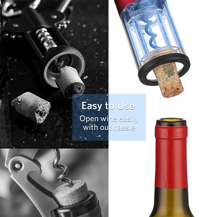USB Rechargeable Stainless Steel automatic cordless wine bottle opener electric