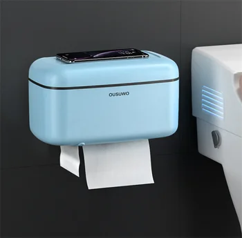 

Wall Mounted Tissue Box Bathroom Waterproof Toilet Paper Box Storage Box Bathroom Product