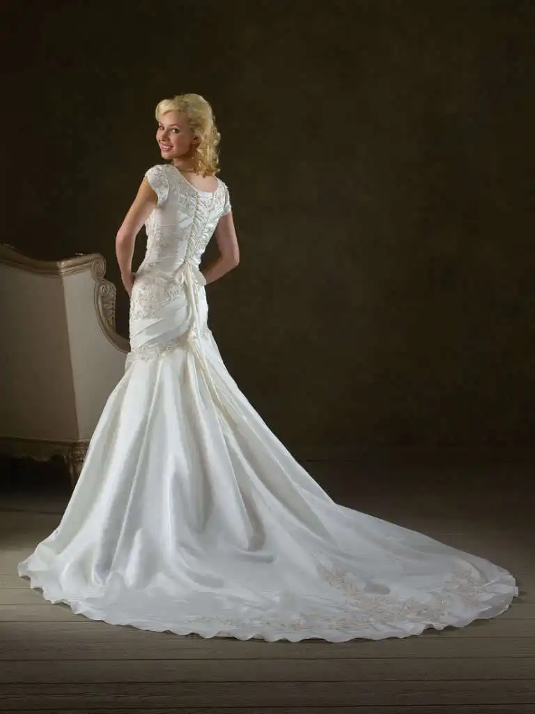 Платье,, vestido de noiva, кружевные аппликации, короткие рукава, свадебные платья, платья невесты на заказ для матери невесты