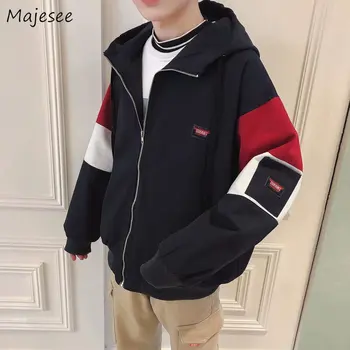 

Jacket Men Plus Size Zipper Hot Sale Loose Pockets Harajuku Clothes Mens Coats and Jackets Streetwear Korean Style High Quality