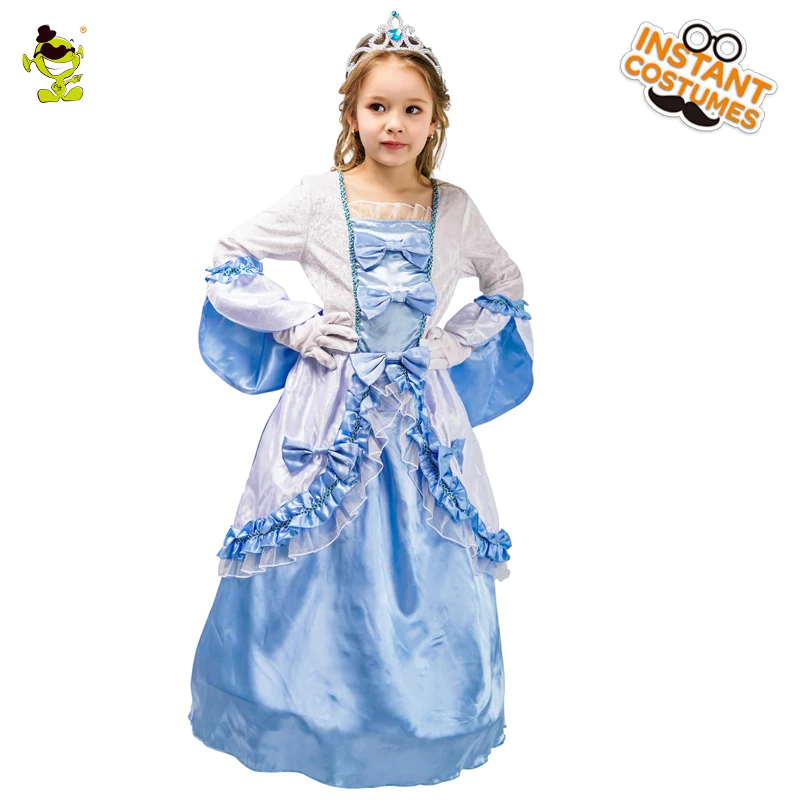 Purim/костюм для детей; платье принцессы; маскарадные костюмы; Одежда для девочек; платье принцессы с перчатками на Рождество