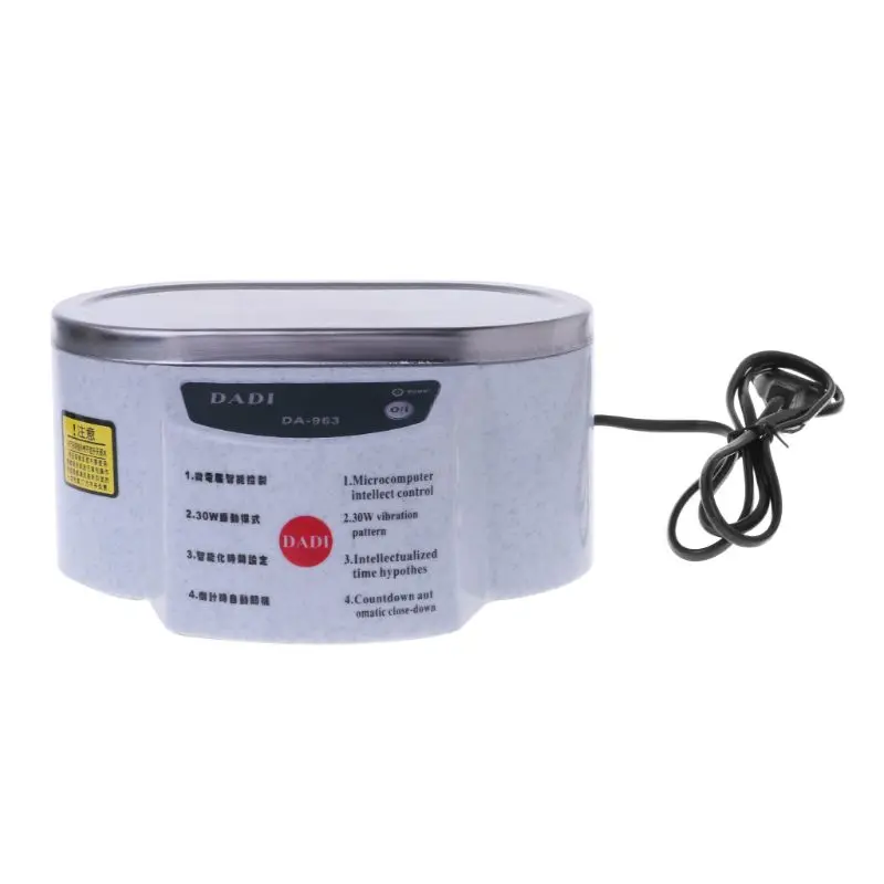 Máquina de Limpeza de Placas de Circuito de Controle Inteligente para Óculos Mnin Limpeza Ultra-sônica Jóias 30w 6 Babá eletrônica