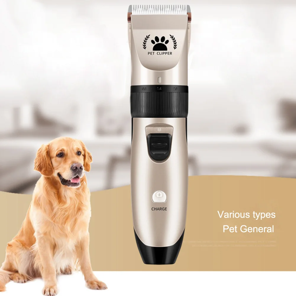 

Pet Shaver Dog Electric Clipper Haircut Professional Pet Knife Head Fader Hair Clipper Set For Dogs Cats With Battery