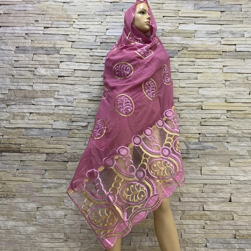 Горячая Распродажа, африканские женские хлопковые шарфы, хлопковый комбинированный шарф из тюли, Мягкий головной платок, Женский хиджаб, шарф на распродаже BM817