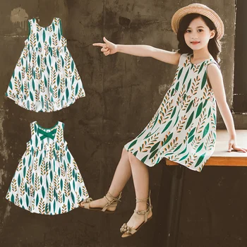 

Summer Kids Dress for Girls 2020 Princess Backless Teenage Party Wedding Holiday Floral Dresses Children Costume for Kid Clothes
