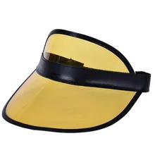 Летние женские Пластиковые Солнцезащитный козырек для езды на открытом воздухе, Безшовные пустые пляжные УФ-Защитные солнцезащитные пляжные головные уборы S5