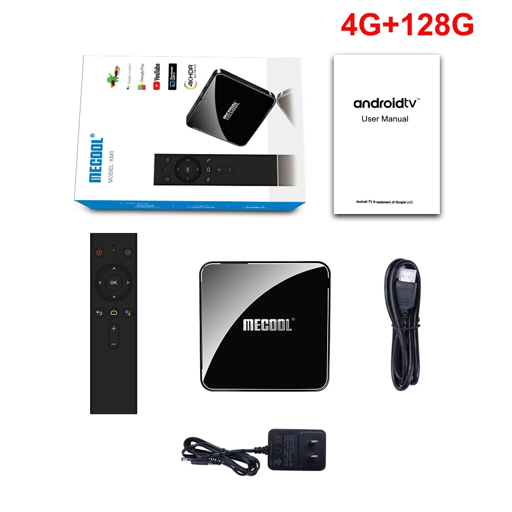 Android 9,0 Smart tv Box WiFi Bluetooth сетевая приставка 4K 5G Dual Wifi BT4.0 KM9 PRO 4G 128G USB 3,0 - Цвет: 1