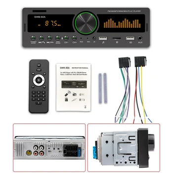 Bluetooth autoradio カーステレオラジオ fm aux 入力レシーバ aux usb sd tf 1 喧騒車 MP3 マルチメディアプレーヤー hd 4.1 インチのタッチスクリーン