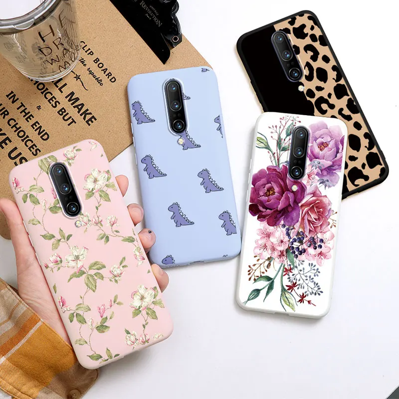 Чехол для Oneplus 7 Pro мягкий чехол из ТПУ с цветочным рисунком телефона One Plus T 1 + oneplus