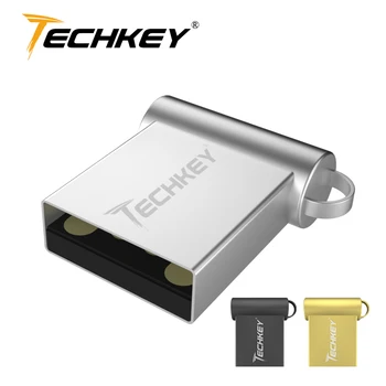 

TECHKEY mini Pen drive 8GB 16g Memory Stick 32gb 64gb Storage Device 4GB Usb-Flash-Drive Usb-Key Portable flash disk tiny usb