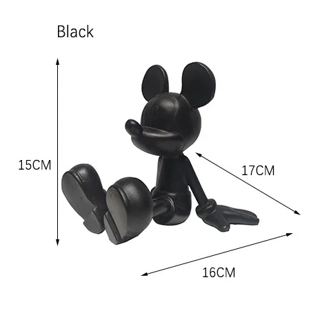 Disney Mickey Hand Made Modern Simple Resin Electroplating Mickey Mouse  Trend Action Doll Gift Model Room Children's Ornaments - Action Figures -  AliExpress