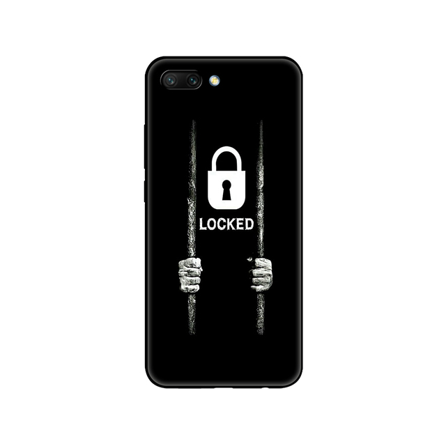 honor 10 case soft silicon tpu back phone cover for huawei honor 10 Case Etui protective printing coque black tpu case