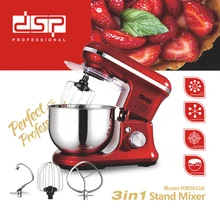 

DSP household desktop electric egg beater mixer and dough machine high power 5.2L milk foam kneading chef machine