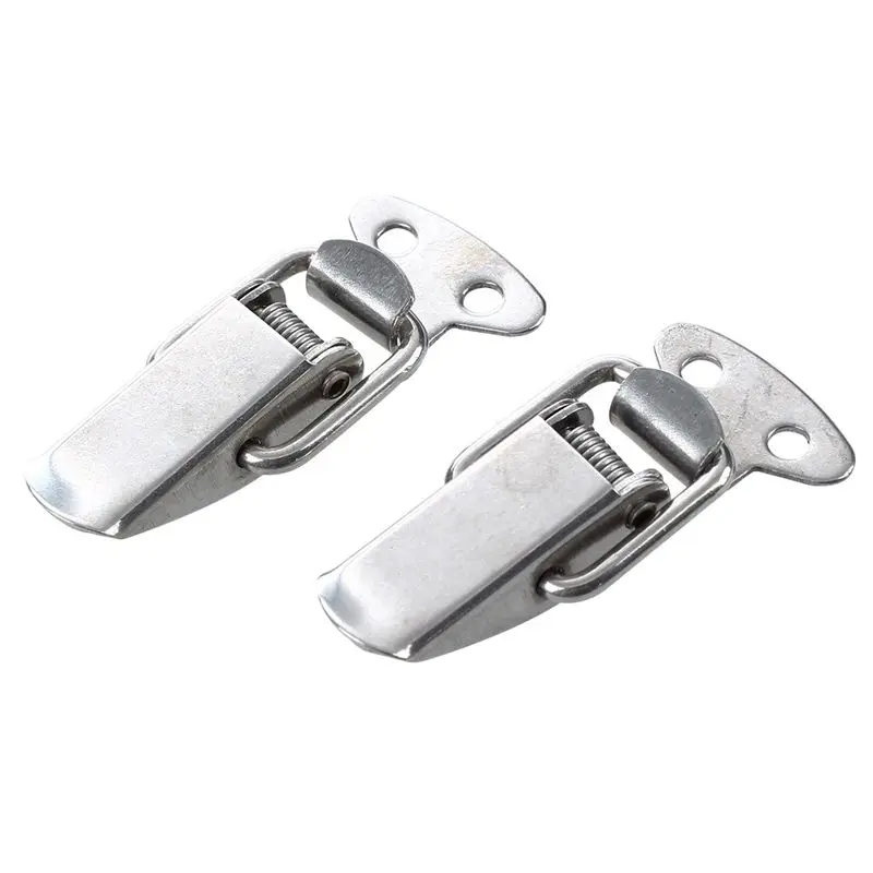 

New 28mm Length Hardware Aviation Toolbox Metal Toggle Latch 2 Pcs