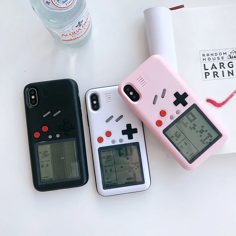 Ретро Teris Gameboy чехол для телефона для iPhone 11 Pro Max X XS MAX XR Мягкий ТПУ чехол для мальчика чехол для игры для Iphone 6 6S 7 8 Plus Capa