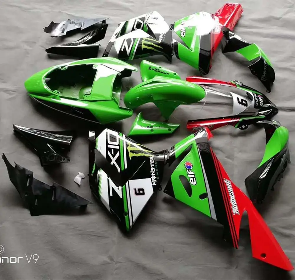Для Kawasaki Ninja ZX10R ZX-10R 2004 2005 обтекатель кузова Рабочая рамка Боковая крышка боковая пластина защитная пластина крыло щит покрышка