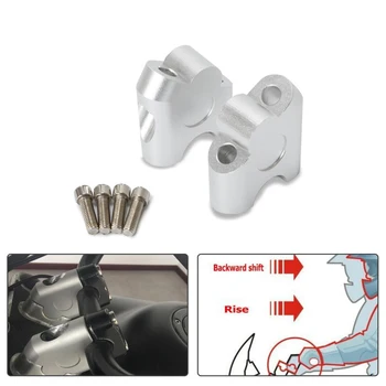 

Anodized 2 Inch Pivoting Motorcycle Handlebar Riser For 7/8" 22mm fat handleBars Clamp Universal