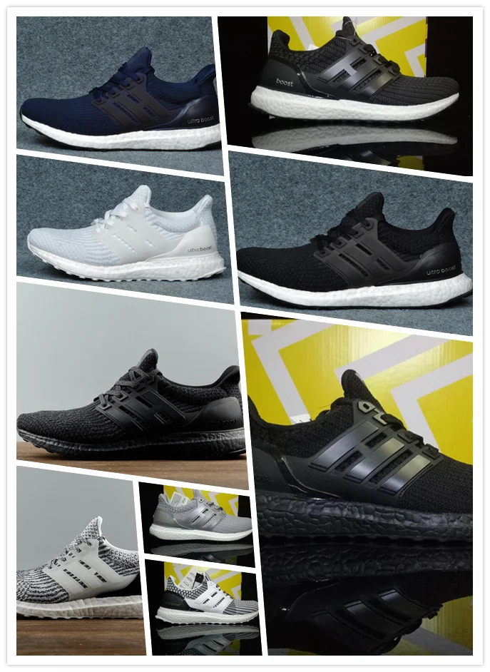 

Ultra Boost 3.0 4.0 Triple Black and White Primeknit Oreo CNY Blue grey Men Women Running Shoes Ultra Boosts ultraboost sport Sn