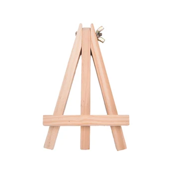 

1PC Kids Mini Wooden Easel Artist Art Painting Name Card Stand Display Holder 9X15cm New