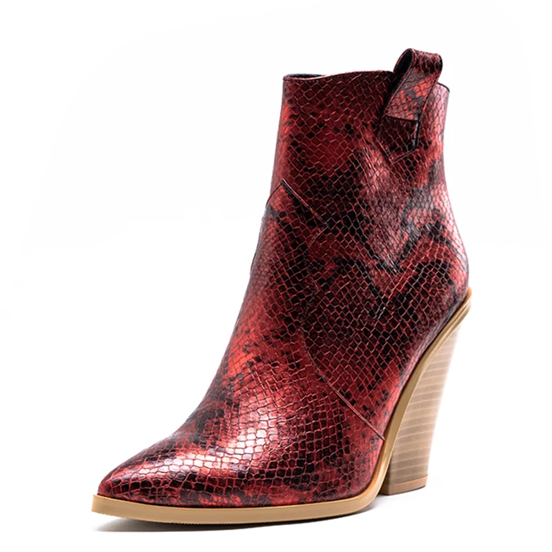 Для женщин; ботильоны на высоком каблуке новые зима-осень, леопардовая расцветка, модные ковбойские сапоги Вестерн фирменная дизайнерская обувь женские размеры 34–43