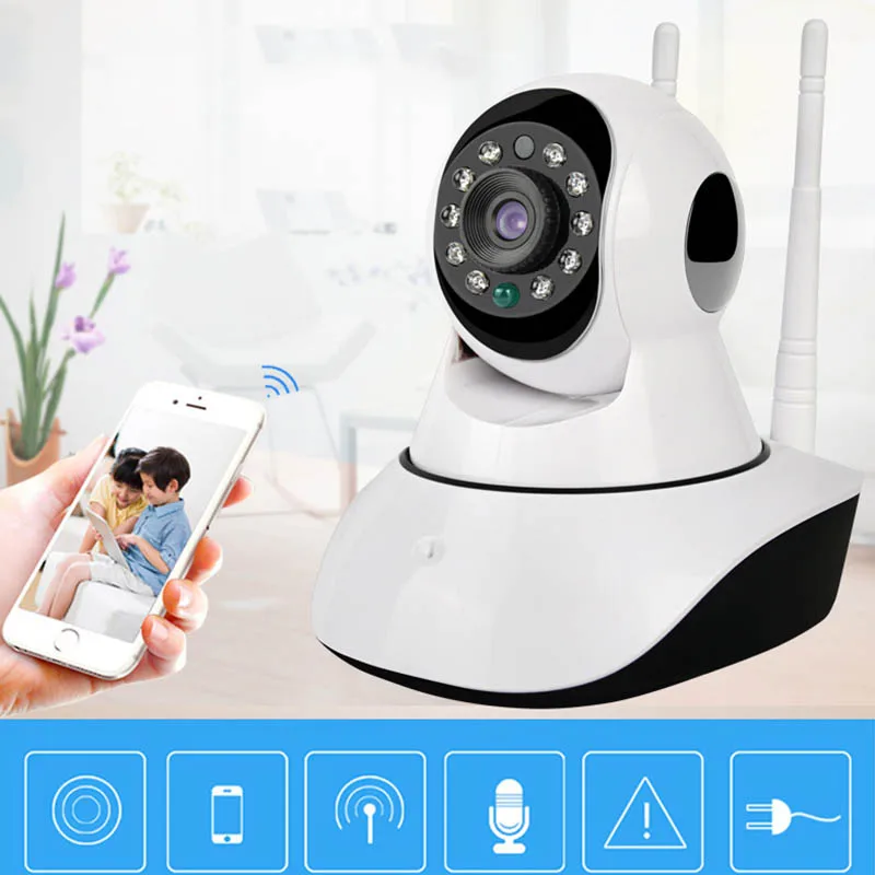 Мини камера видеонаблюдения беспроводная Wifi 720P 960P 1080P умная инфракрасная ночного