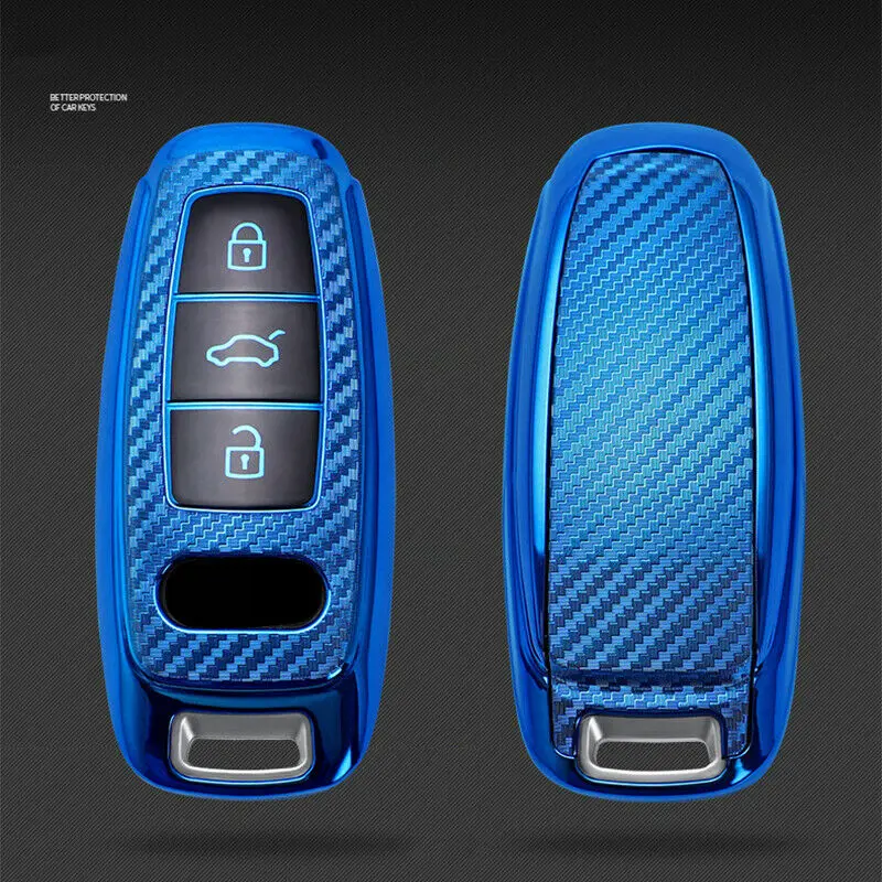 Cover chiave telecomando per Audi A6 A7 A8 Q8 e-tron C8 D5 A8L A6L 2018 2019 - H0820333c9a654b60b669f8b39afdd87cn