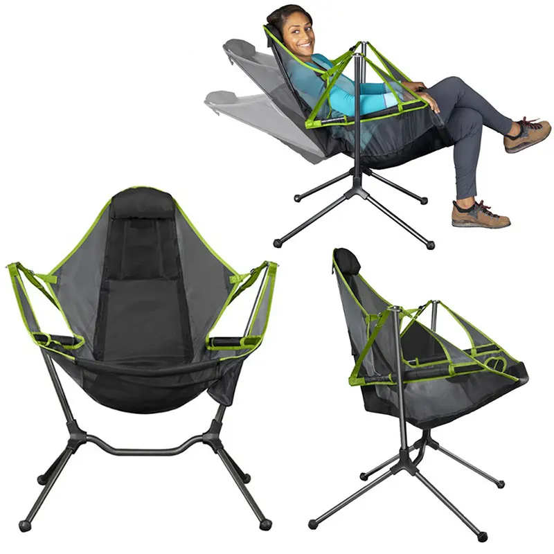 folding rocking camp chair