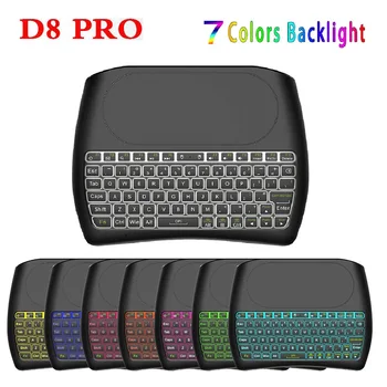 

D8 Mini Wireless 2.4G Keyboard Air Mouse Touchscreen Backlit For Andriod TV Box Compatible Android/Windows/ For Mac OS/Linux