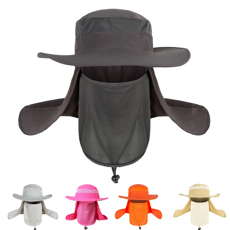 

Outdoor Sunscreen Fishing Suns Anti Uv Daiva Protection Face Neck Flap Sun CapHeadband Sun Rain Hat Cap Fishing Hiking