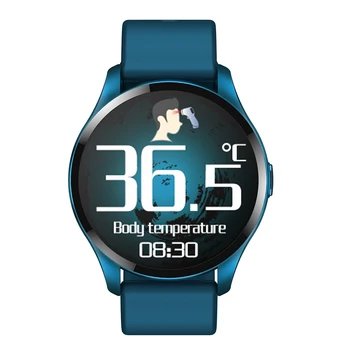 

T88 smart bracelet full touch ultra-thin metal shell real-time body temperature monitoring heart rate step counter waterproof