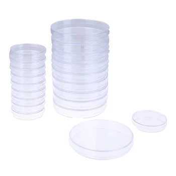 

10Pcs 60/100mm Polystyrene Sterile Petri Dishes Bacteria Culture Dish for Laboratory Medical Scientific Lab Supplies