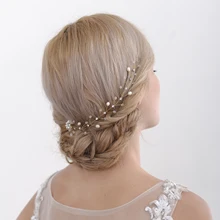 TRiXY H35-G ободки с кристаллами Свадебные аксессуары для волос украшение для волос жемчужные стразы украшение для волос для невесты