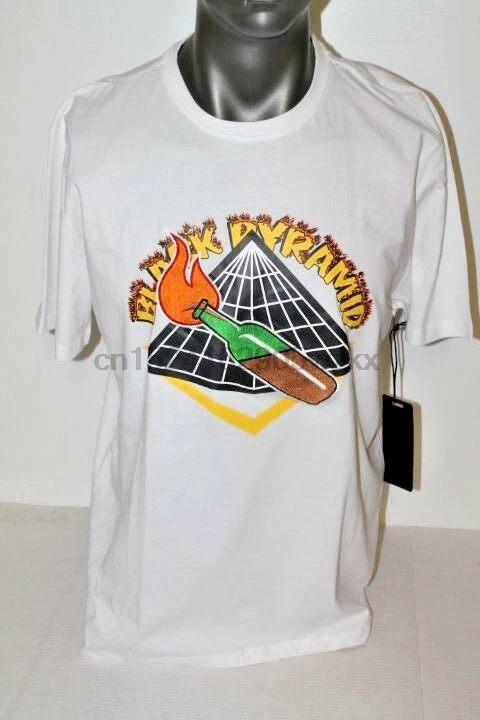 Chris Brown Black Pyramid S CLASSIC CELEBRATION PYRAMID T-SHIRT Y1160271DT-WHT |