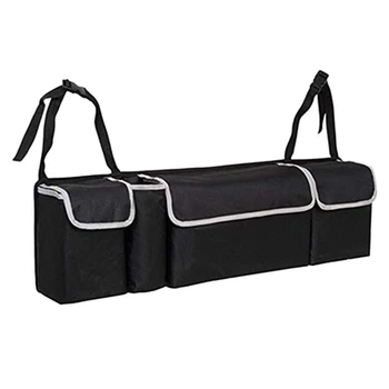 

Car Organizer Trunk Backseat Adjustable Storage Bag Net High Capacity Multi-Use Oxford Back Interior Accessories Automobile Seat