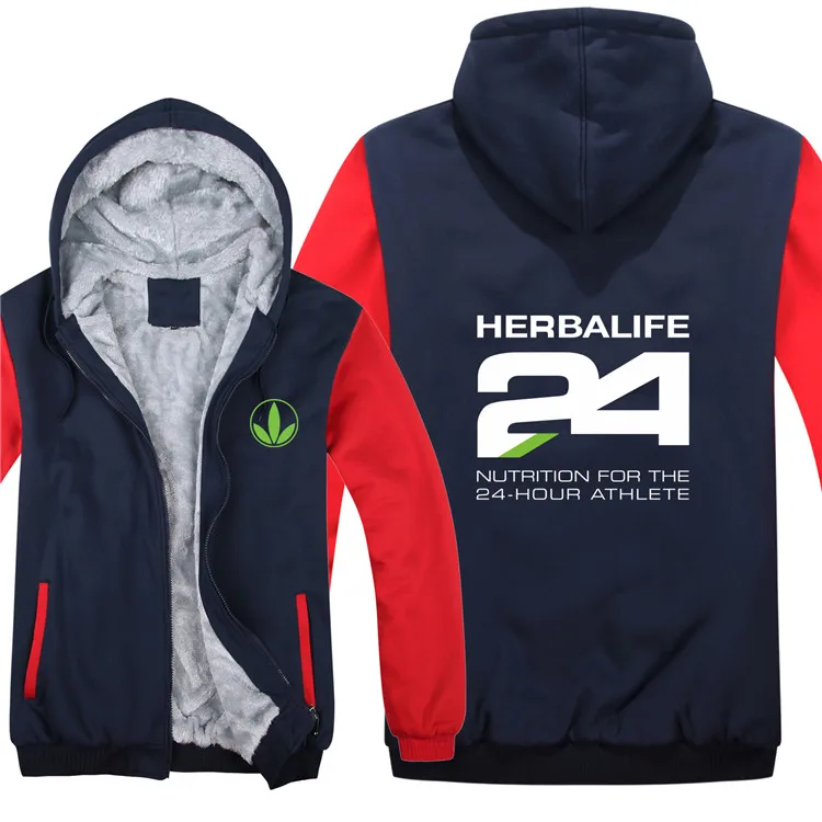 Добавки herbalife толстовки куртка Зимний пуловер человек пальто для мужчин шерстяная подкладка флис добавки herbalife 24 толстовки - Цвет: as picture