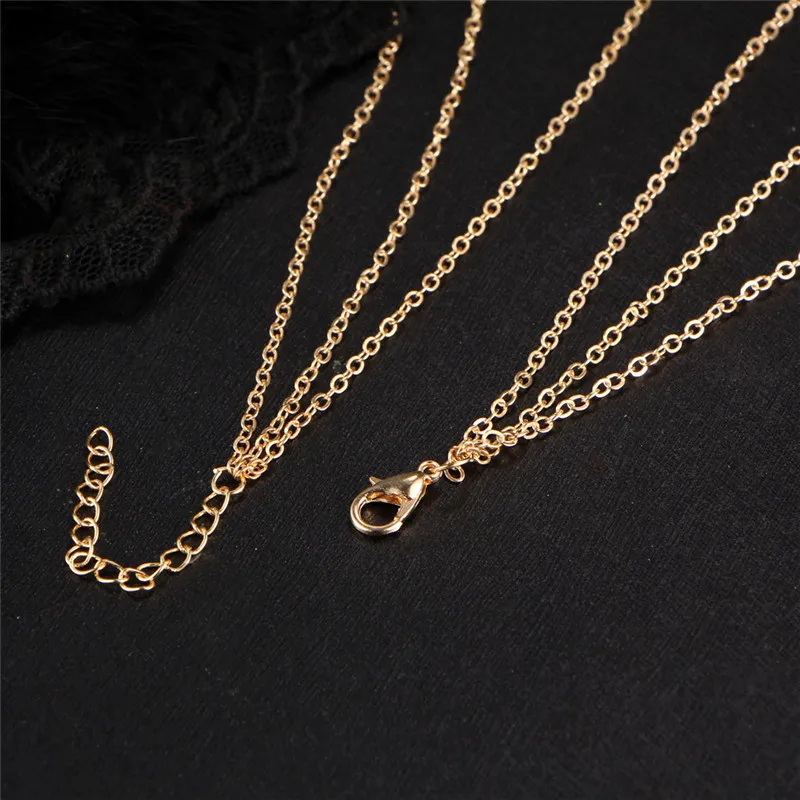 Fashion Women Necklaces& Pendants Multi Layer Necklace Sexy Clavicle chain short necklace For Women Jewelry Gift